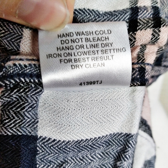 Romeo + Juliet Couture Plaid Button Down Shirt - Picture 8 of 8